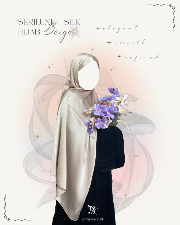 Seriluxe Silk Hijab | Beige