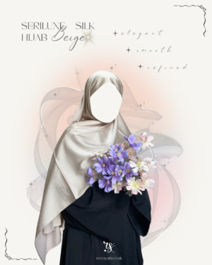 Seriluxe Silk Hijab | Beige