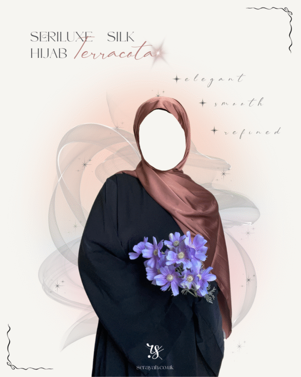 Seriluxe Silk Hijab | Terracota