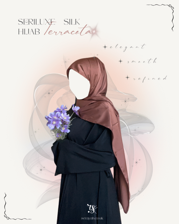 Seriluxe Silk Hijab | Terracota