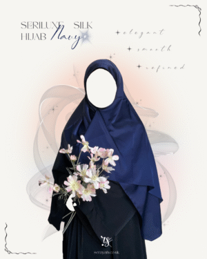 Seriluxe Silk Hijab | Navy