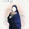 Seriluxe Silk Hijab | Navy